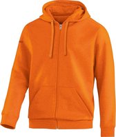 Jako Team Jas met Kap - Jassen  - oranje - 152