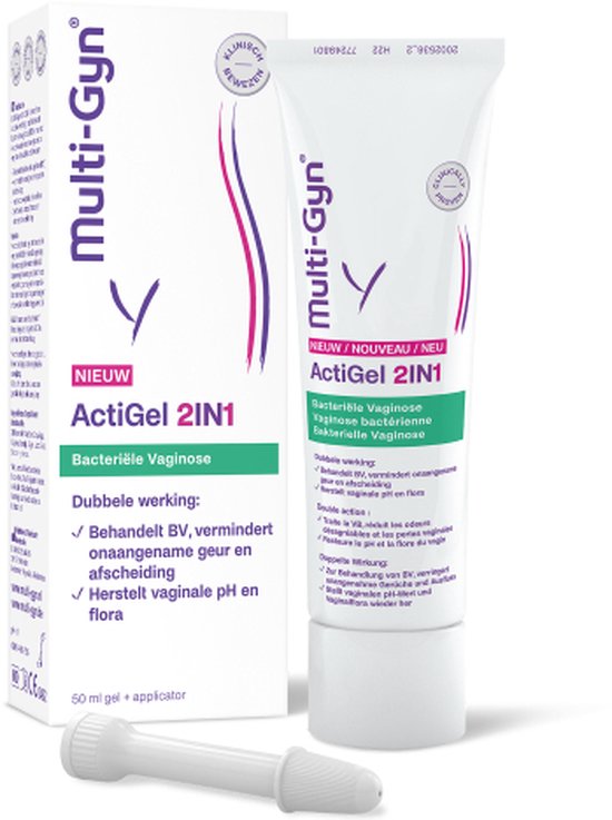 Foto: Multi gyn actigel 2 in 1 50 ml vaginale schimmelbehandeling tegen bacteriele vaginose en herstelt ph waarde voor vaginale gezondheid intieme hygiene tegen vaginale jeuk geur en afscheiding direct verzachtend gevoel klinisch bewezen