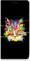Smartphone Hoesje Nokia G22 Wallet Case Leuke Verjaardagscadeaus Cat Color
