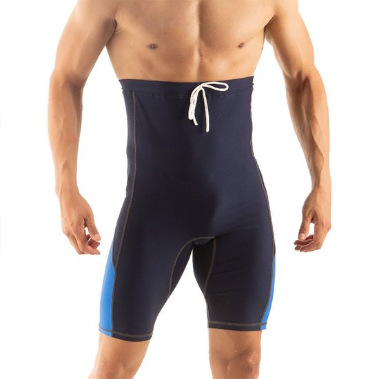 Seac RAA Pant Evo Men - UV rashguard shorts voor zwemmen en snorkelen - Blauw - M