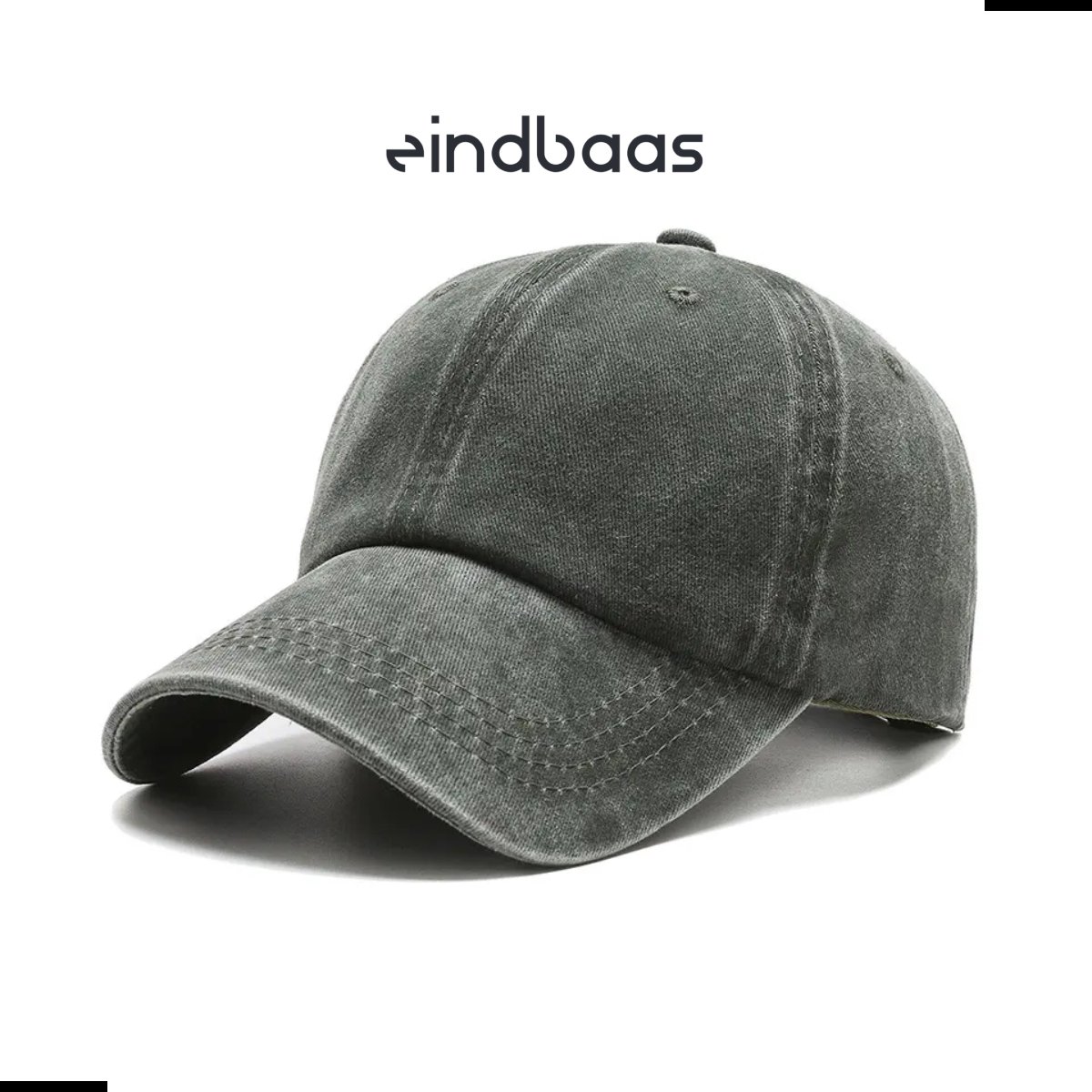 Legend Cap Basic - eindbaas - Skinny Dye - Army Green - Groene Pet