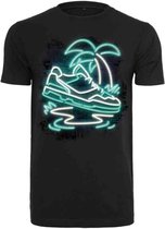 Mister Tee - Palm Sneaker Heren T-shirt - XXL - Zwart