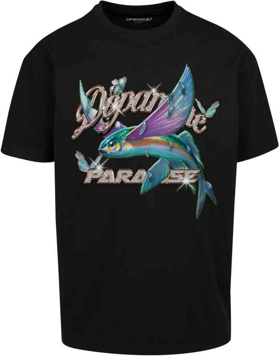 Mister Tee Dopamine Paradise Oversize Heren Tshirt M Zwart