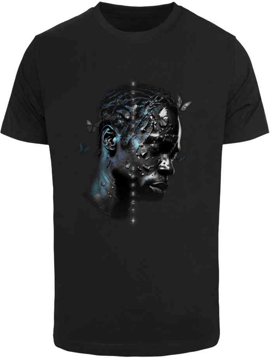 Mister Tee Butterfly Effect Heren Tshirt M Zwart