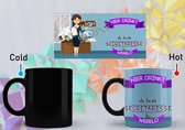 Magic Mug ici boit la meilleure secrétaire du monde - profession - professions et artisanat - professions et métiers - cadeau - amour - mignon - travail - occupation - cadeau