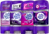 Lady Speed Stick Foxy Ladies Deodorant - Gel - 4 x 65g - Deodorant Vrouw - 48h Beschermende Gel Anti Transpirant