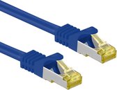 S/FTP CAT7 10 Gigabit netwerkkabel / blauw - LSZH - 25 meter