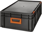 Alutec 139242210188 Kunststofbox Magnus PC 42 (b x h x d) 600 x 233 x 400 mm Zwart, Oranje 1 stuk(s)