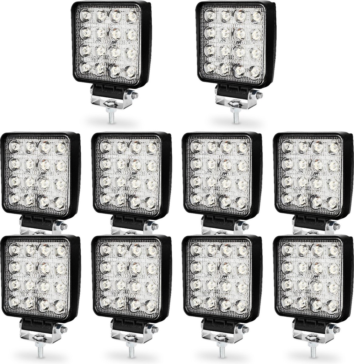 LARS360 48W LED werklamp offroad schijnwerper floodlight 2 stuks 10V-30V achteruitrijlamp extra schijnwerper koplampen voor trekker voertuig graafmachine SUV, UTV, ATV LARS360 48W LED werklamp offroad schijnwerper floodlight 2 stuks 10V-30V achteruitrijlamp extra schijnwerper koplampen voor trekker voertuig graafmachine SUV, UTV, ATV