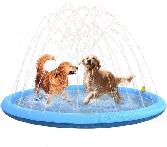 Coussin de pulvérisation d'eau de piscine pour chien coussin de  pulvérisation d'eau de baignoire