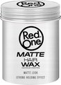 Red One Matte Hair Wax Maximum Control - White Matte Look