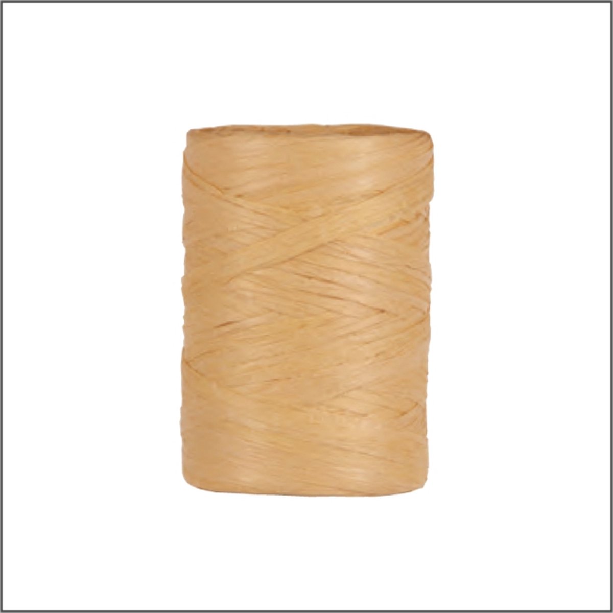Luxe Cadeaulint - Raffia Lint - Paper Lint - Naturel - 100 meter - 5mm - Hobbylint - Versierlint - Papier