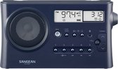 Sangean PR-D4 BT Radio Ondes courtes, Ondes moyennes, Ondes longues, FM Bluetooth Bleu foncé