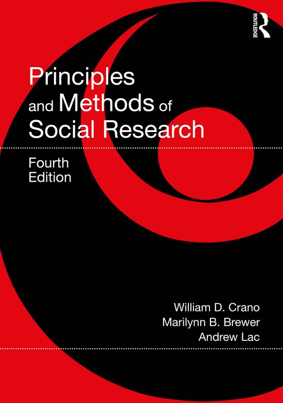 Principles and Methods of Social Research - cover