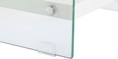 Planken DKD Home Decor Wit Transparant Kristal Hout MDF 40 x 30 x 180 cm
