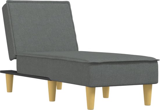 Chaise Longue VidaXL Blu Con Cuscini, Struttura In Compensato E Acciaio, 133x56x74 Cm