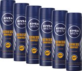 NIVEA MEN Stress Protect - 6 x 150 ml - Déodorant Spray - Value pack