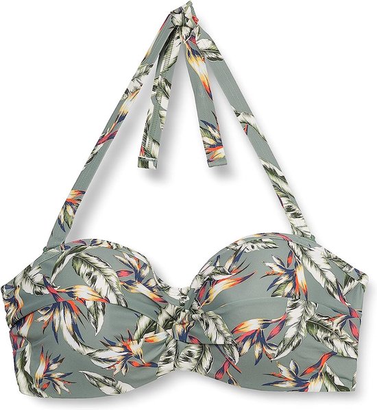 Esprit Panama Beach Bikini Top maat 75C Tropical groen