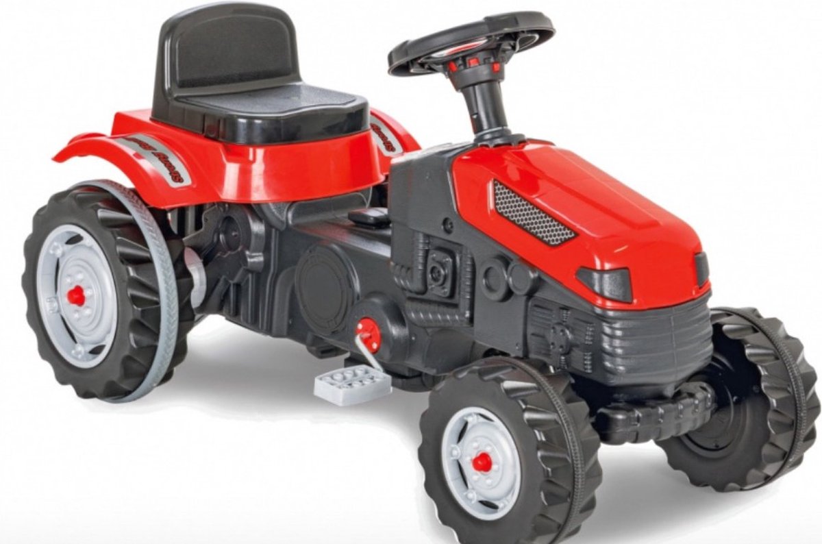 Pilsan 07 314 Tracteur d'extérieur pour enfant avec pédale, à partir de 3  ans, rouge 