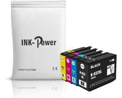 Inktcartridges Geschikt voor HP 932XL / 933XL | Multipack van 4 stuks Geschikt voor HP OfficeJet 6100 - 6600 - 6700 - 7110 - 7510 - 7610 - 7612