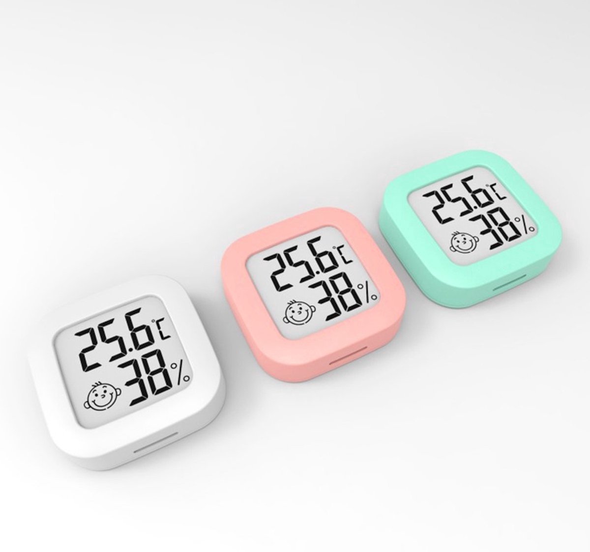 AFINTEK Thermometer & Hygrometer - Temperatuur en Luchtvochtigheid Meten - Wit
