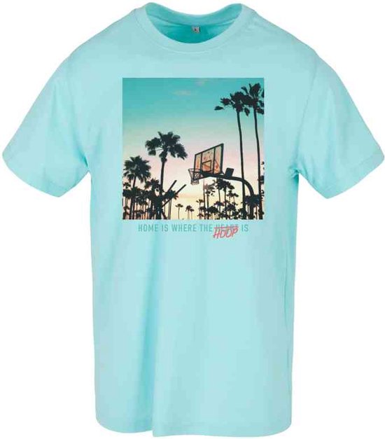Mister Tee T-Shirt Uomo Con Stampa Hooped Arch – Cotone, Girocollo, Casual