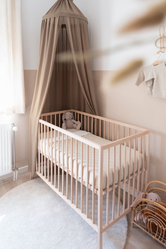 Baby's Only Klamboe baby & kinderkamer - baby hemeltje - Clay - 200 cm - Met lusjes voor decoratie accessoires — afbeelding 2