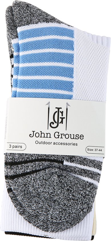 Chaussettes homme - Katoen - Lot de 5 - mélange de couleurs noir, bleu,  gris - Taille