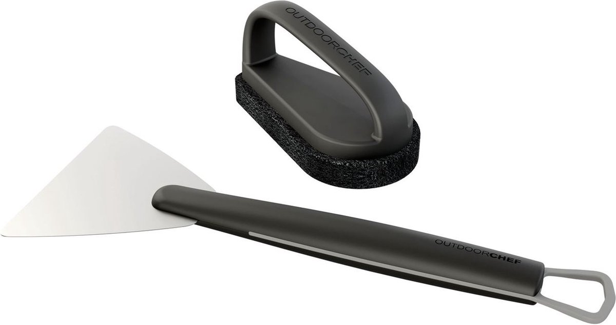 BBQ Accessoire Plancha Reinigingskit Set van 3 Stuks.