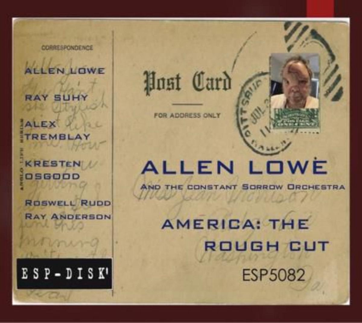 Allen And The Constant Sorrow Orchestra Lowe - America: The Rough Cut (CD)