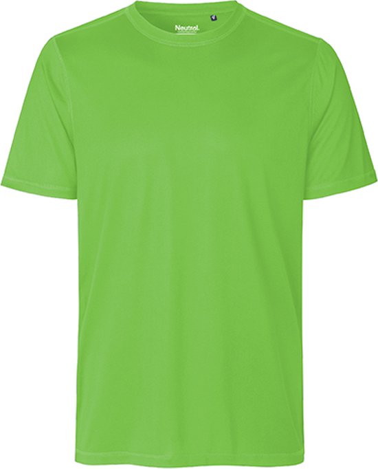 Chemise de sport homme 'Performance' à manches courtes Lime - 3XL