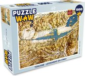 Puzzel Toscane - Leonardo da Vinci - Legpuzzel - Puzzel 1000 stukjes volwassenen