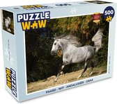 Puzzel Paard - Wit - Andalusiër - Gras - Legpuzzel - Puzzel 500 stukjes