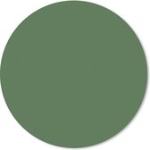 Bol.com Muismat - Mousepad - Rond - Design - Abstract - Groen - 20x20 cm - Ronde muismat aanbieding
