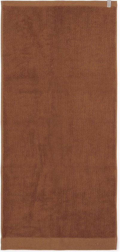 ESSENZA Connect Organic Lines Handdoek Leather brown - 60x110 cm