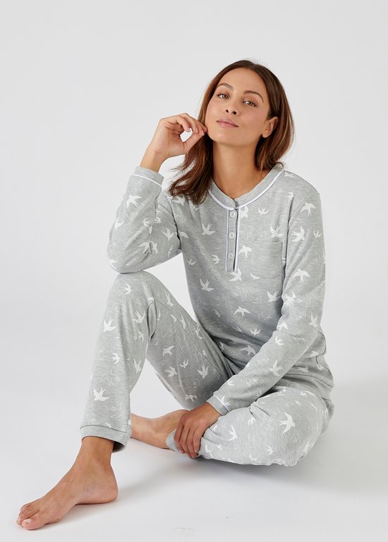 Damart - Pyjamas - Femme - Grijs - S | bol