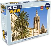 Puzzel Toren - Valencia - Spanje - Legpuzzel - Puzzel 1000 stukjes volwassenen