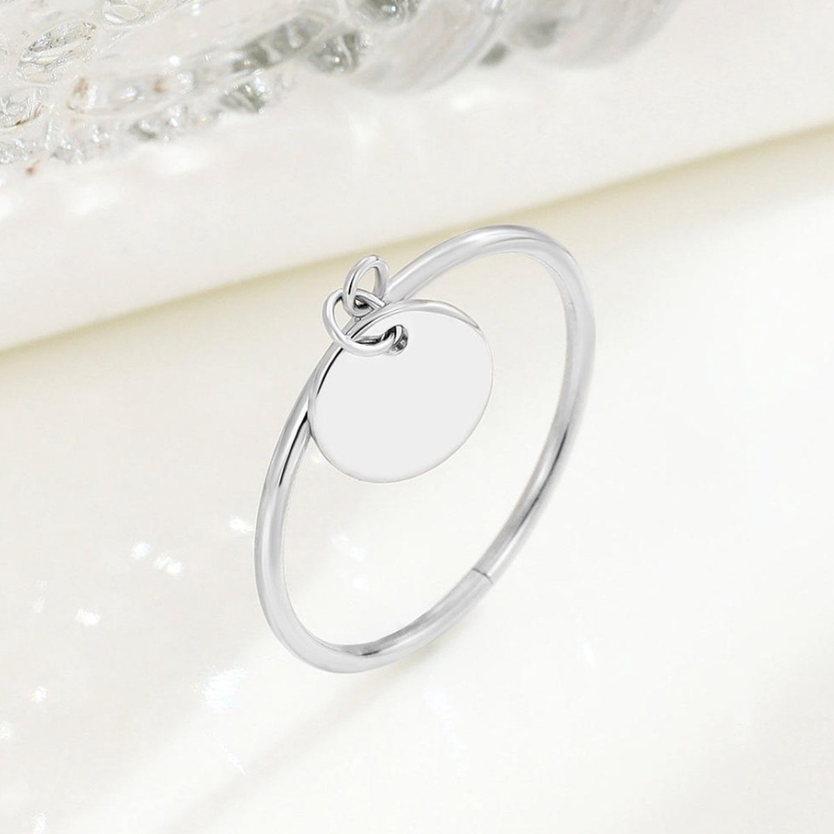 Leerella Verstelbare 925 Zilver Damesring - Dazzling Dames Verstelbare Ring - Stralend in Stijl en Veelzijdigheid Verjaardag Moederdag Valentijnsdag