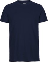 Fairtrade Men´s Fit T-Shirt met ronde hals Navy - 4XL