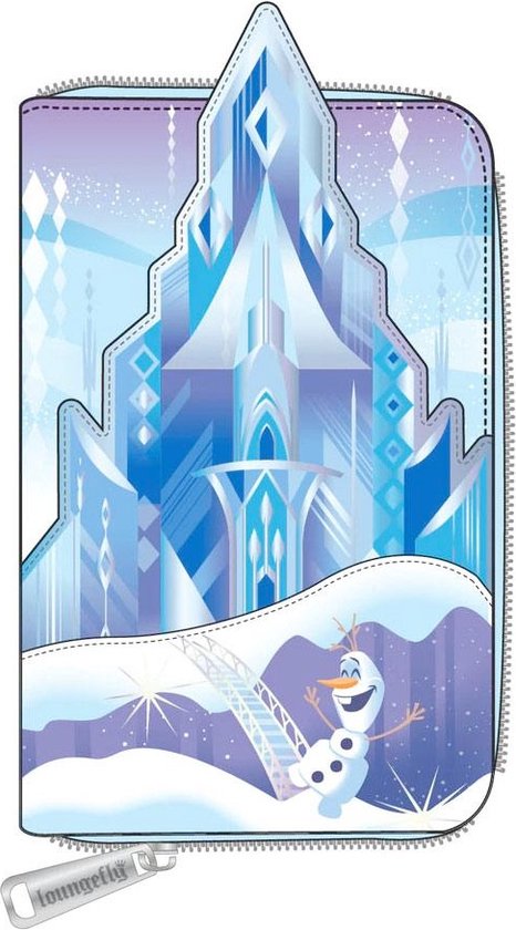 Loungefly : Disney - La Reine des Neiges Portefeuille zippé Château de Princesse