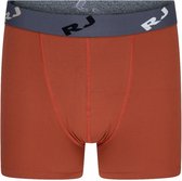 RJ Bodywear Pure Color boxer (1-pack) - heren boxer lang - cognac - Maat: S