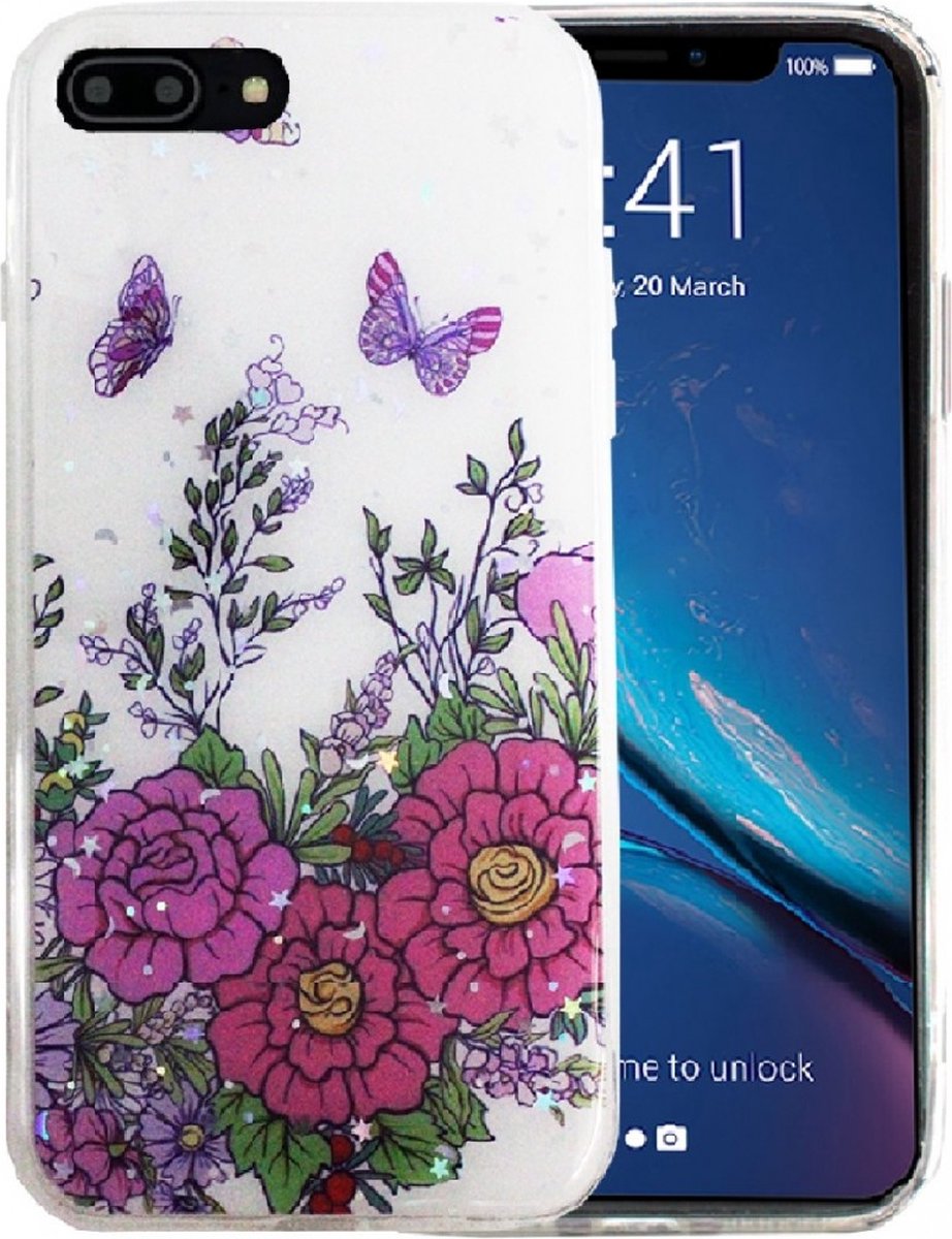 Apple iPhone 7/8 Plus silicone/TPU back cover print (4)