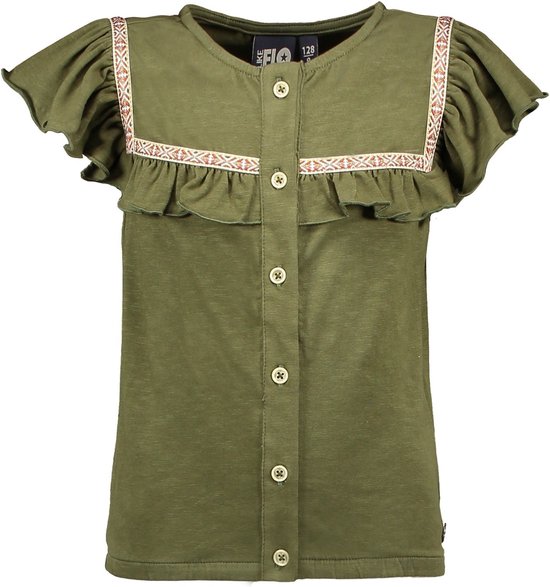 Like Flo T-shirt fille olive taille 110