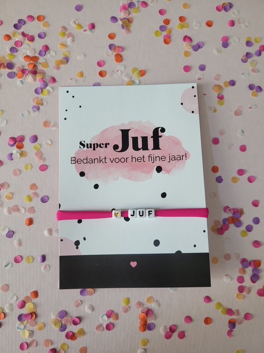 Goedkoopste Juf - meester - juffen - bedankje - schooljaar- basisschool- leerkracht- ibiza - letterkralen