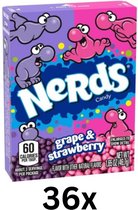 Nerds - Grape Strawberry - 36 x 46gr