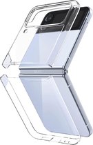 Hoesje geschikt voor Samsung Galaxy Z Flip 4 - Back Cover Case NaturalGuard Transparant