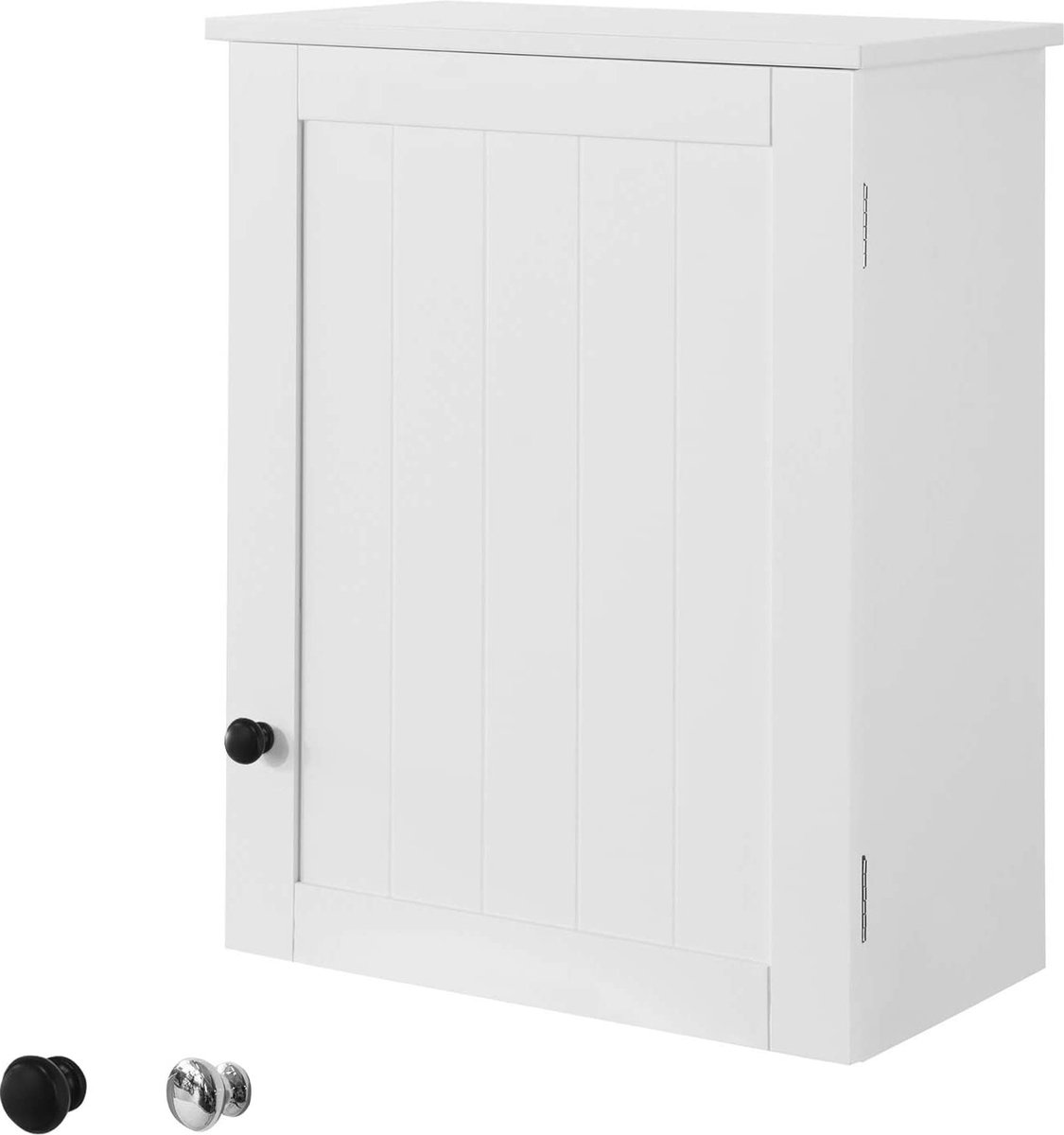 Rootz Witte Wandmontage - Badkamerkast met enkele deur - B40 x D23 x H52cm