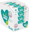 foto van Pampers Sensitive Billendoekjes - 15 Pakken - 1200 babydoekjes