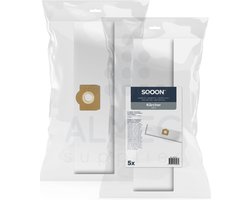 SQOON® - Stofzakken geschikt voor Karcher WD3 / WV3 Series - 5 stuks