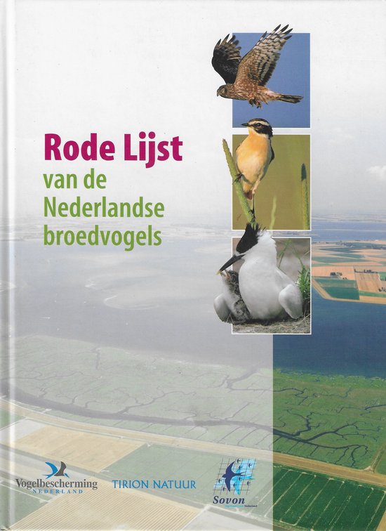 Cover van het boek 'Rode lijst van de Nederlandse broedvogels'